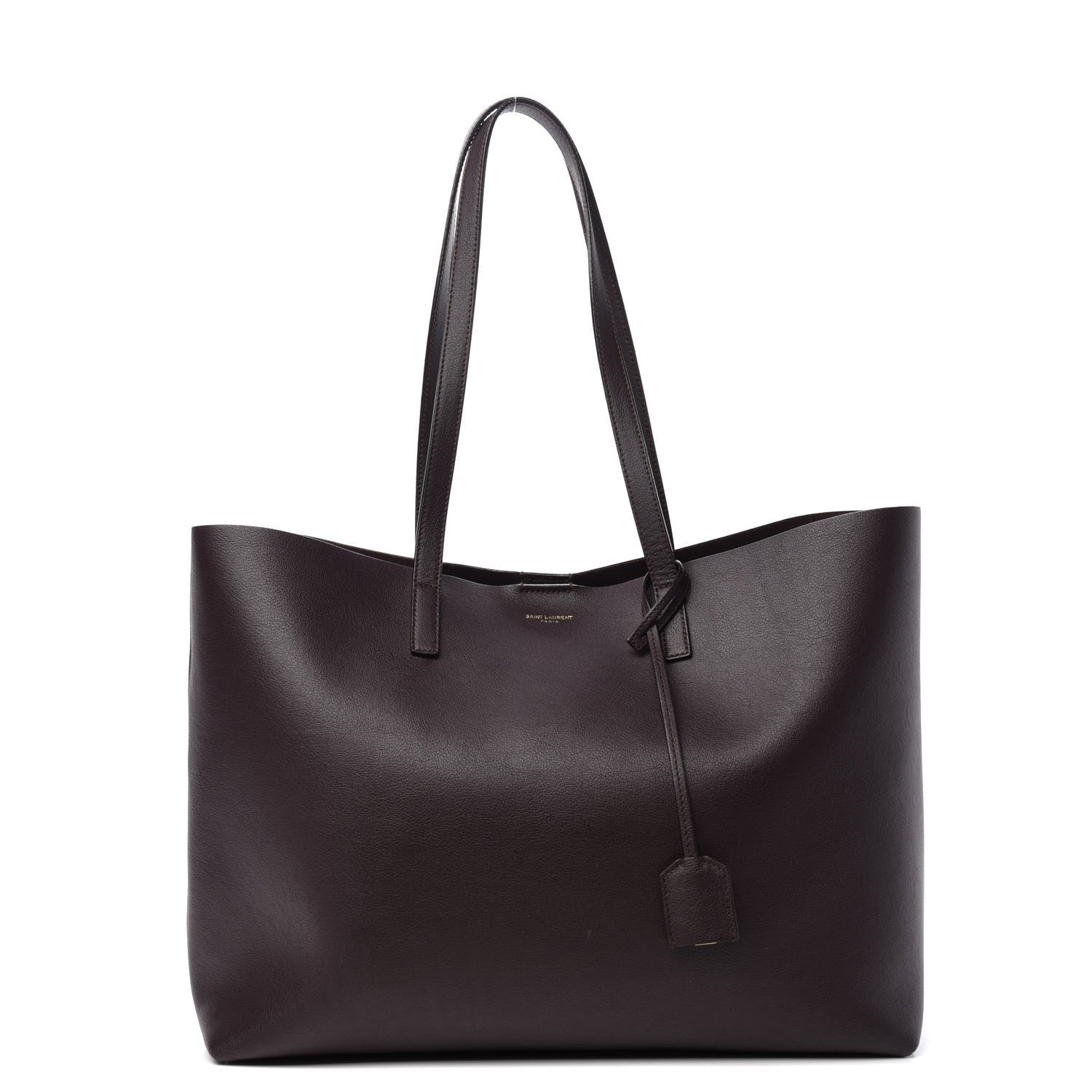 Saint Laurent Calfskin Large Shopping Tote Amaranto 1 of 13
