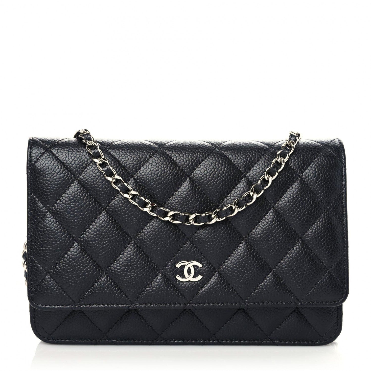 Chanel Caviar Quilted Wallet On Chain WOC Black 1 of 11