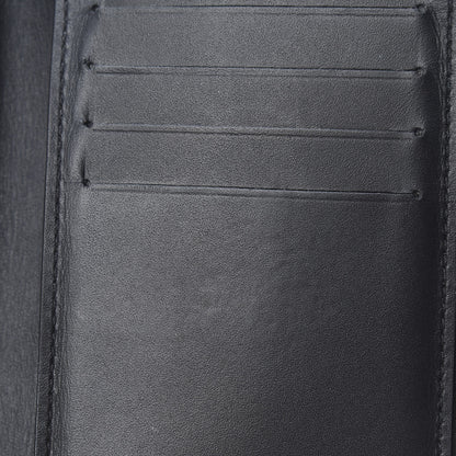 Louis Vuitton Monogram Flower Lock Compact Wallet Black 9 of 13