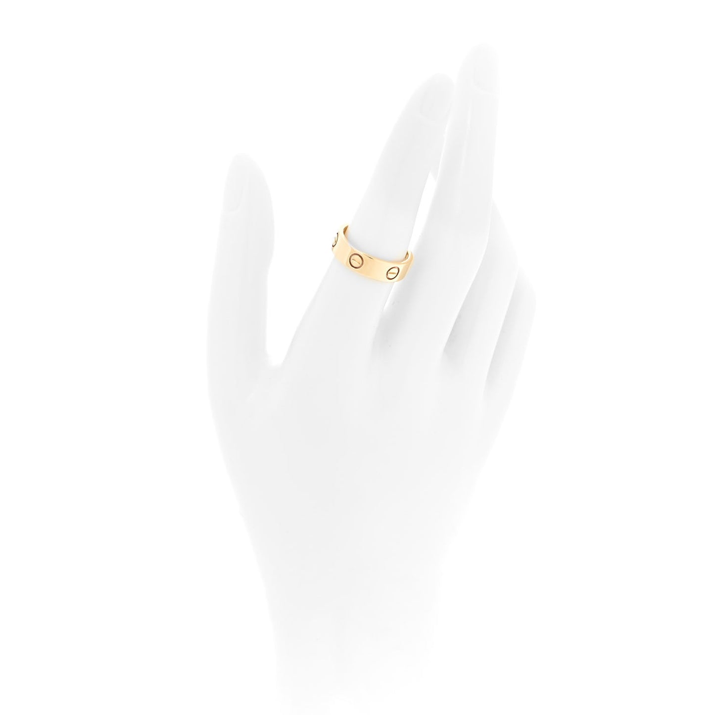 18K Yellow Gold 5.5mm LOVE Ring 55 7.25