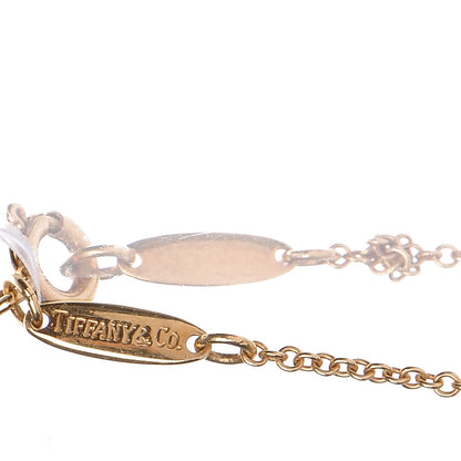 Tiffany 18K Yellow Gold Jade Elsa Peretti Eternal Circle Necklace 7 of 10