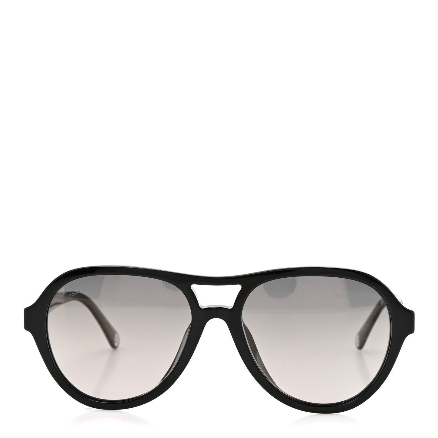 Acetate Pilot Sunglasses 5552-U Black