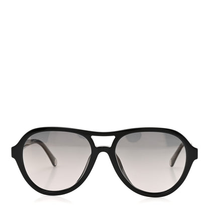 Chanel Acetate Pilot Sunglasses 5552-U Black 2 of 8