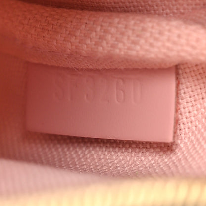 Louis Vuitton Damier Ebene 2020 Christmas Animation Big Wheel Mini Pochette Accessories Rose Ballerine 6 of 9