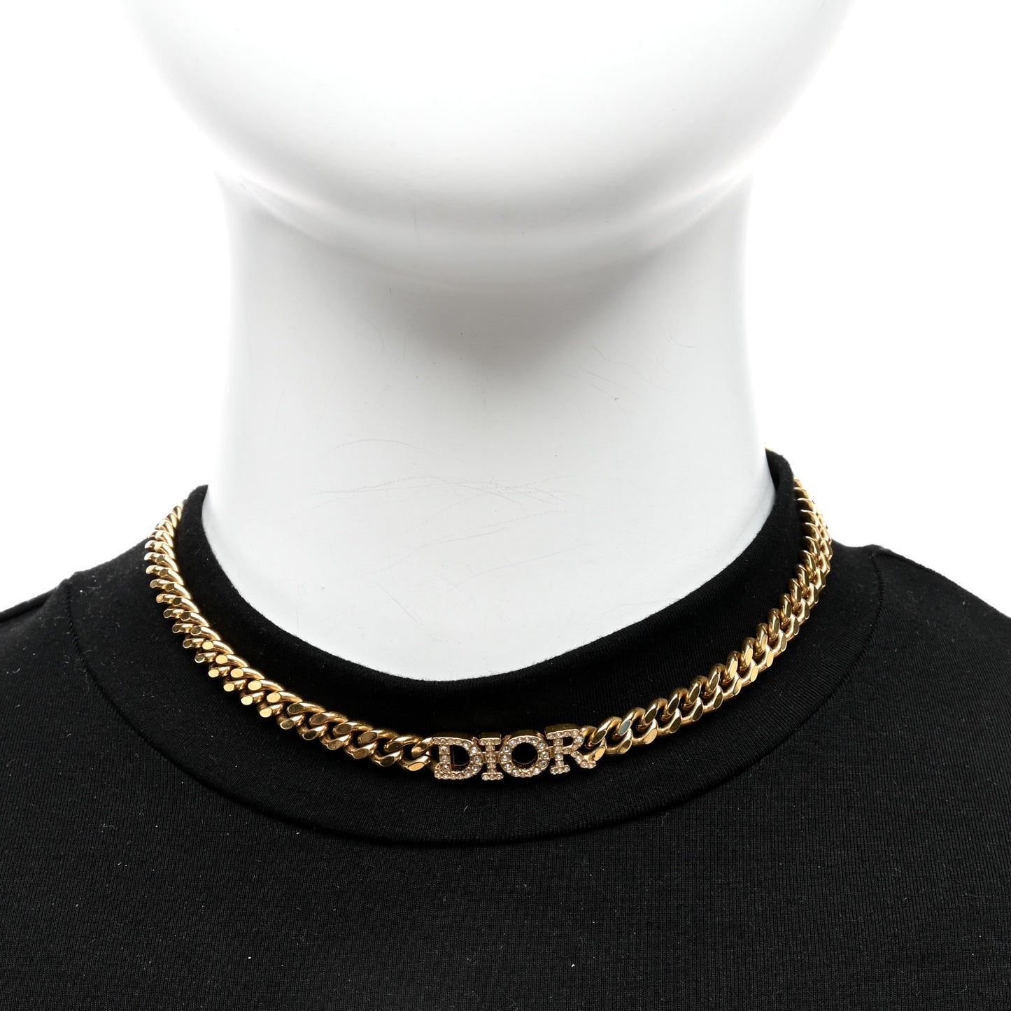 Metal Crystal Dio(r)evolution Choker Gold