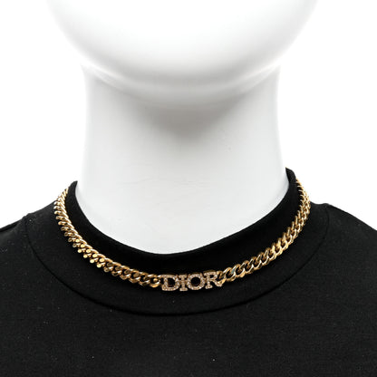 Christian Dior Metal Crystal Dio(r)evolution Choker Gold 2 of 4