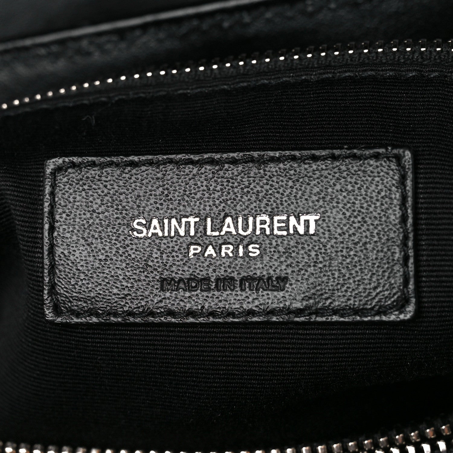 Saint Laurent Calfskin Y Quilted Monogram Medium Loulou Chain Satchel Black 7 of 11