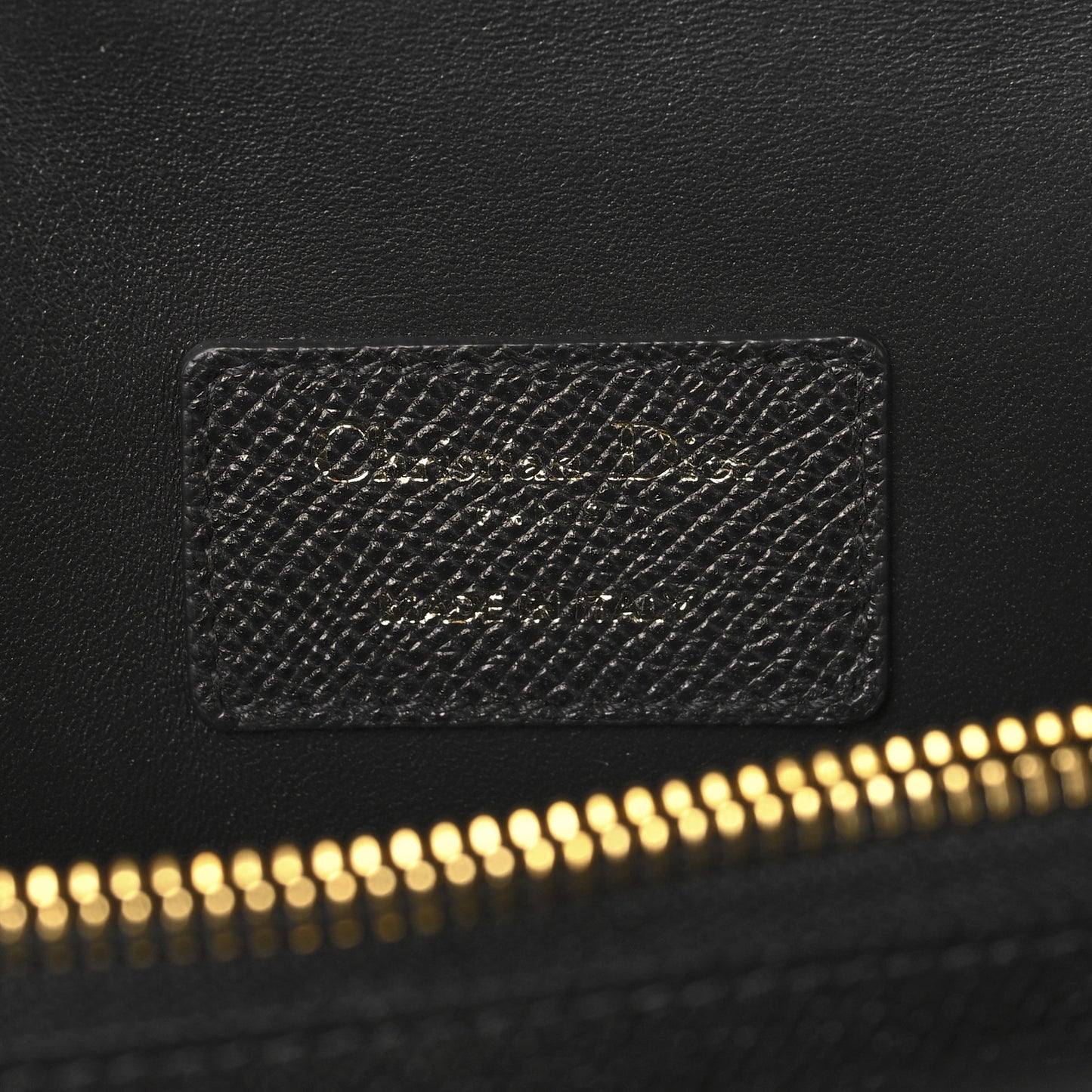 Grained Calfskin Medium St. Honore Tote Black