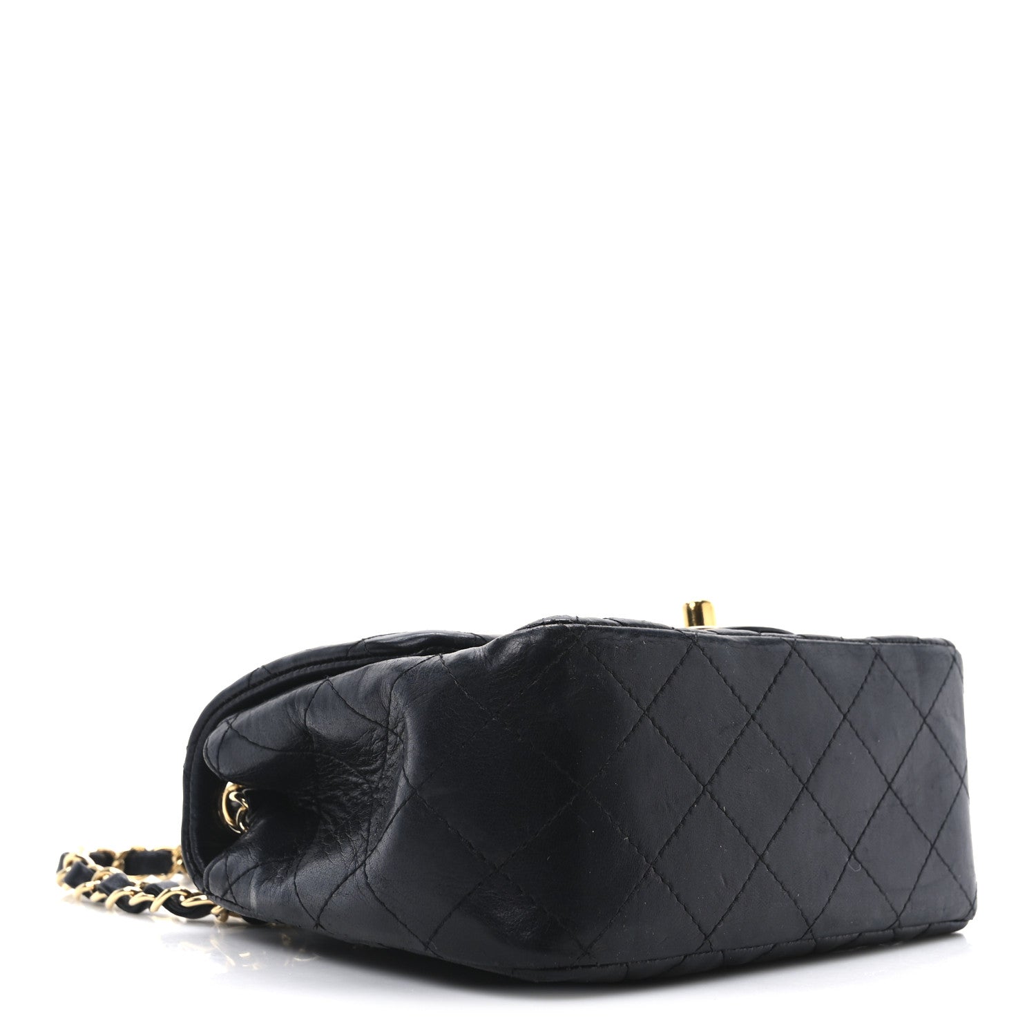 Chanel Lambskin Quilted Mini Square Flap Black 4 of 10