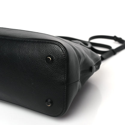 Balenciaga Supple Calfskin Ville Top Handle Bag Black 10 of 10