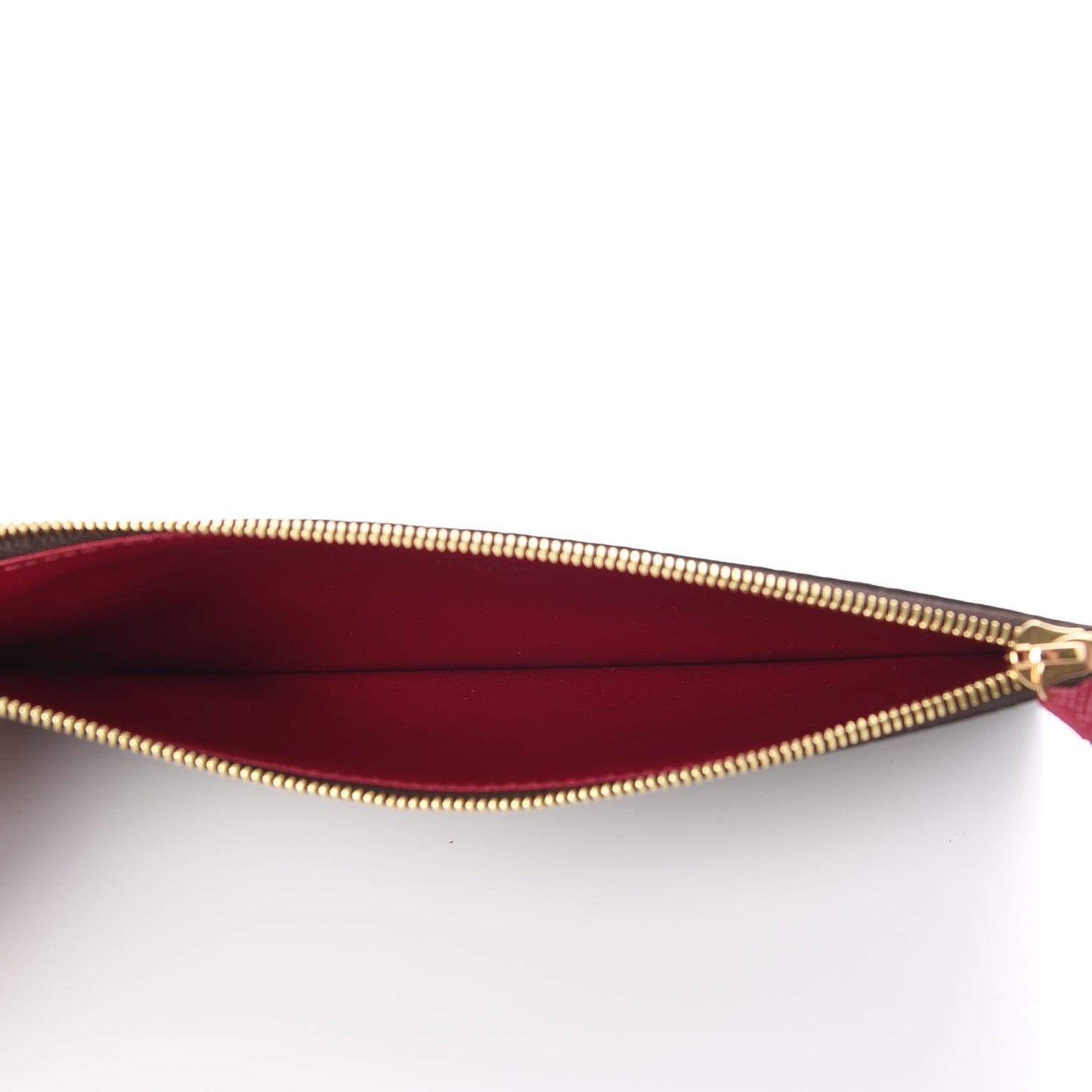 Monogram Felicie Chain Wallet Zippered Insert Fuchsia