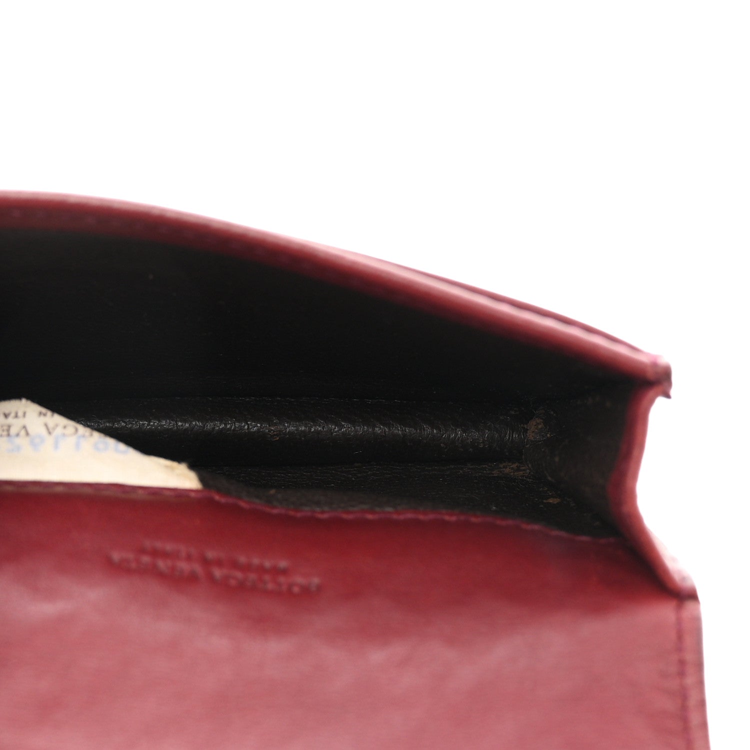 Bottega Veneta Nappa Intrecciato Card Holder Bordeaux 5 of 7