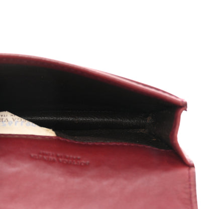 Bottega Veneta Nappa Intrecciato Card Holder Bordeaux 5 of 7
