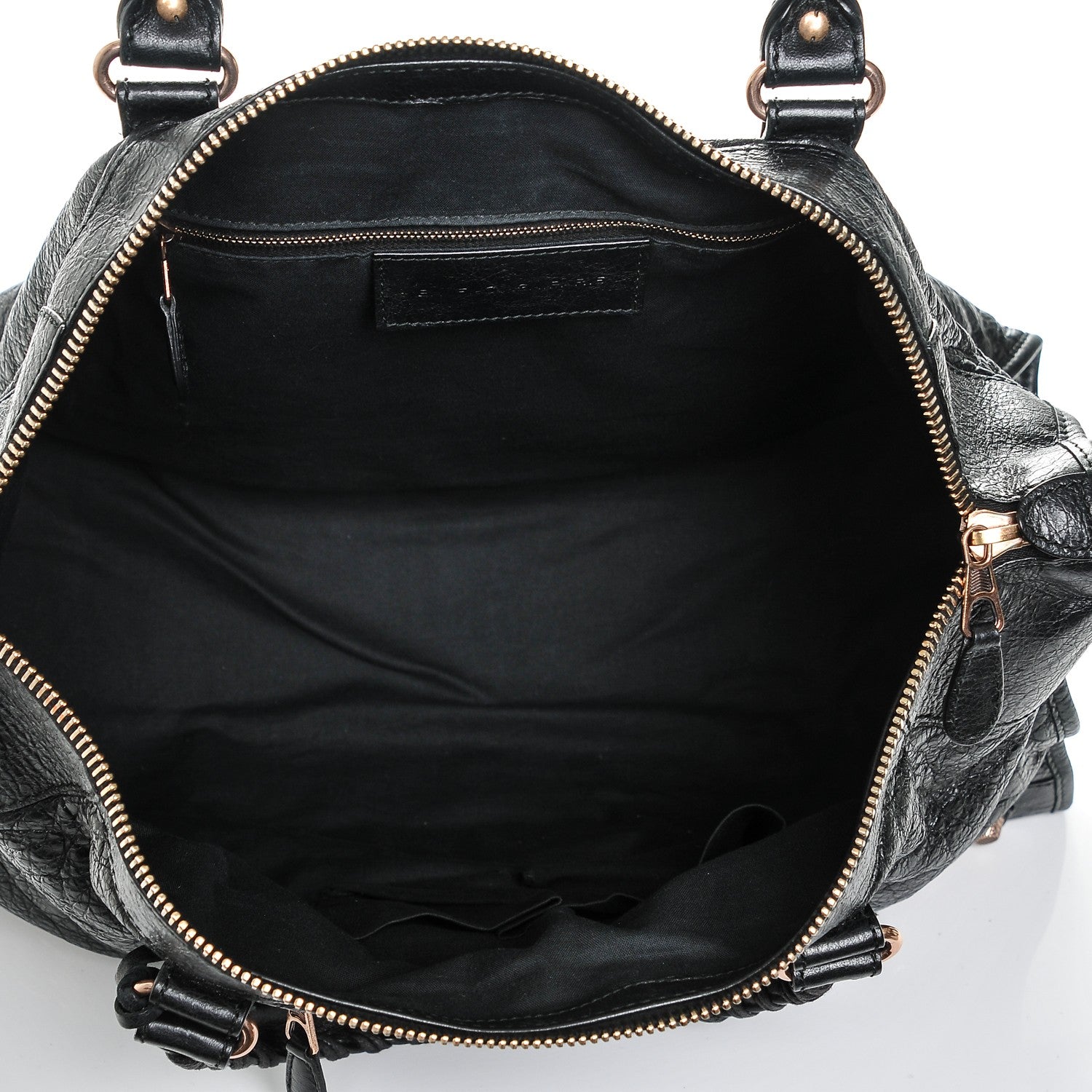 Balenciaga Agneau Giant 12 Rose Gold Hardware Work Black 5 of 6