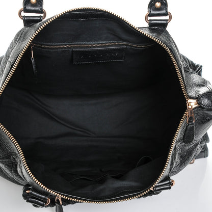 Balenciaga Agneau Giant 12 Rose Gold Hardware Work Black 5 of 6