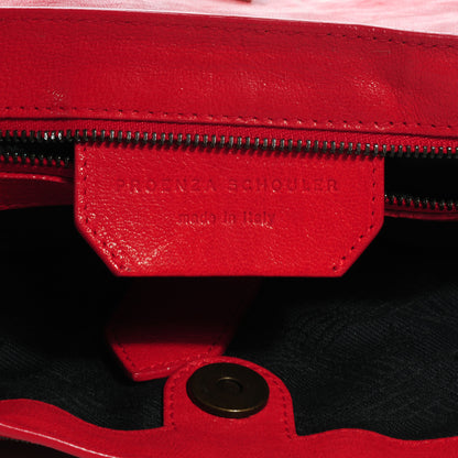 Proenza Schouler Lambskin PS1 Medium Satchel Red 10 of 14