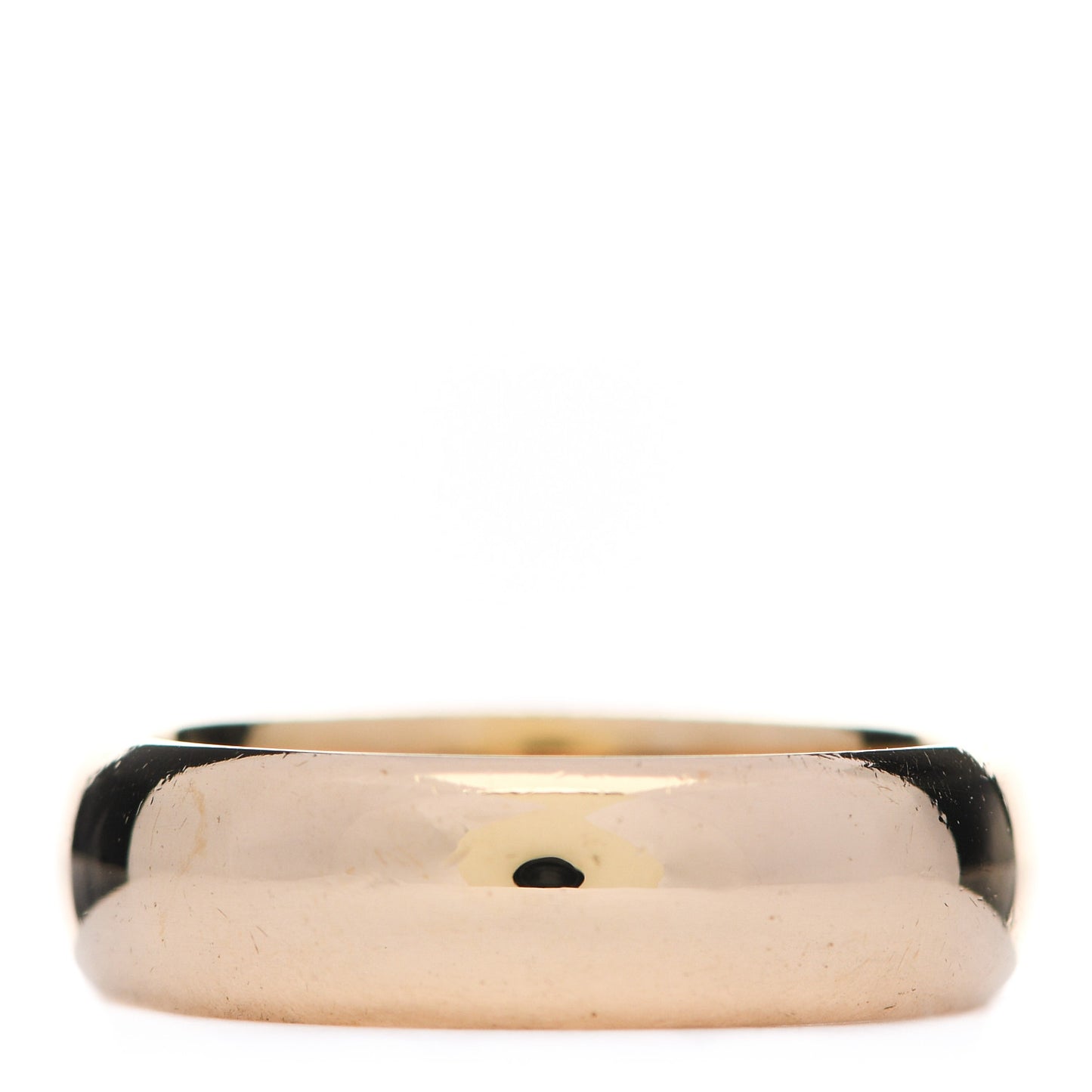 18K Yellow Gold 6mm Classic Wedding Band Ring 55 7.25