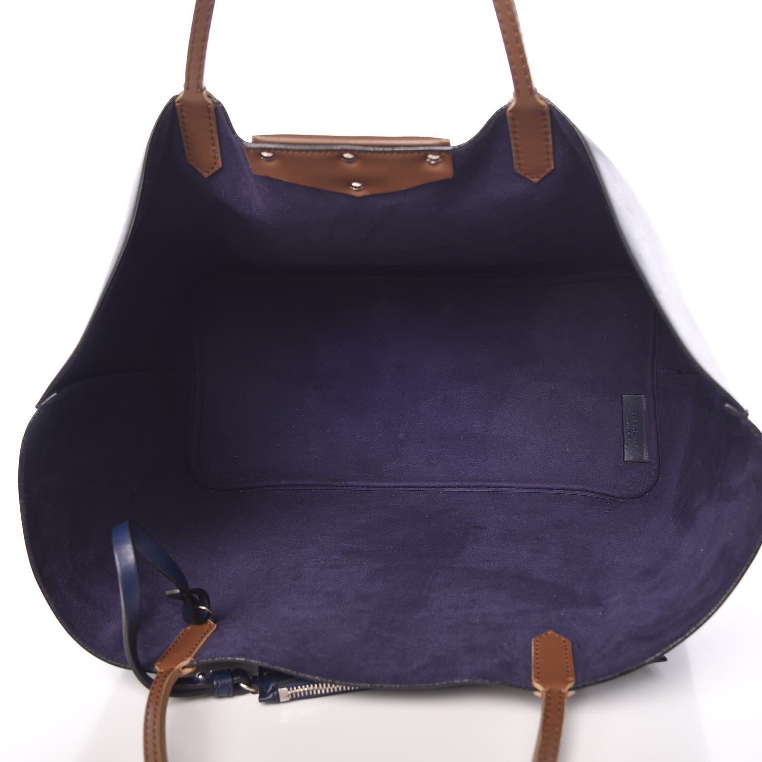 Givenchy Calfskin Large Antigona Tote Navy Beige 6 of 13