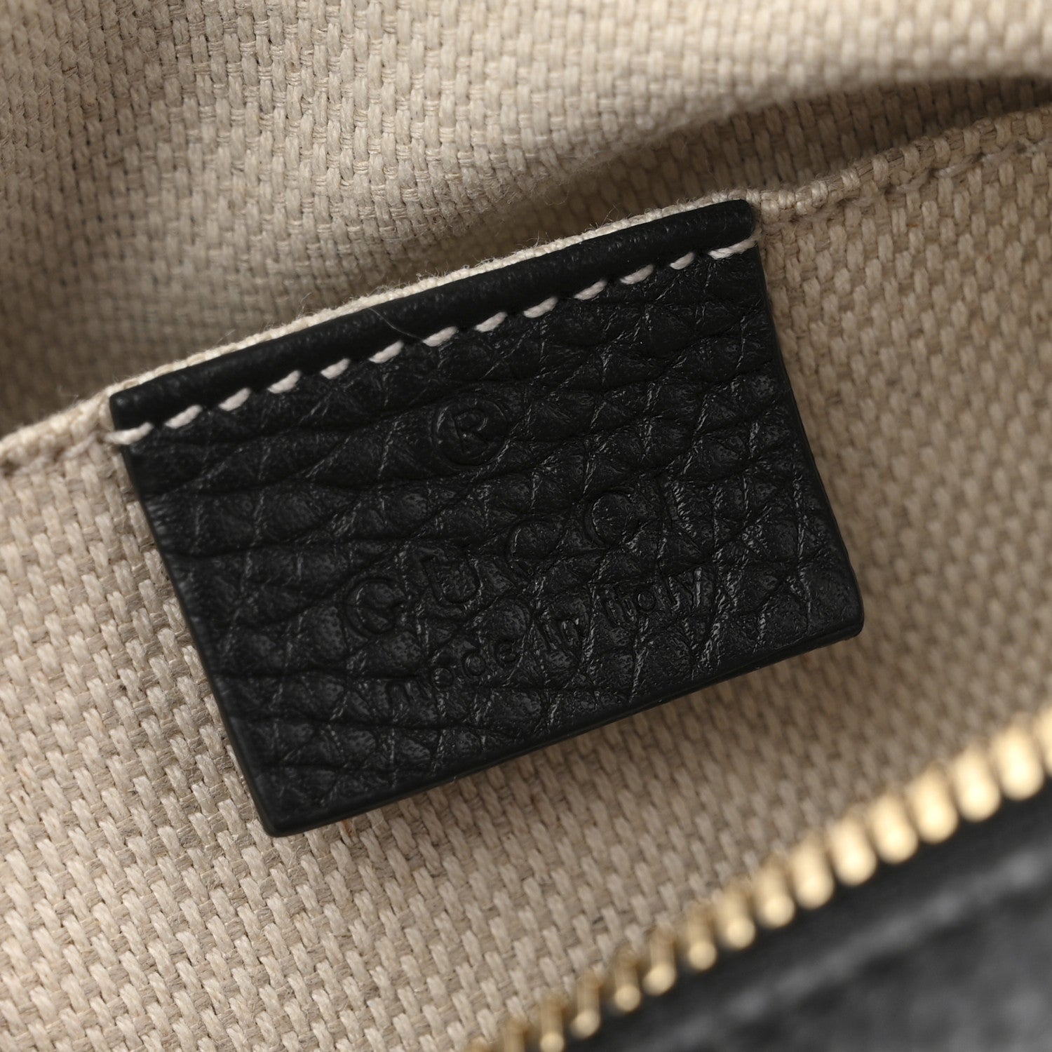 Gucci Pebbled Calfskin Small Soho Disco Bag Black 6 of 10