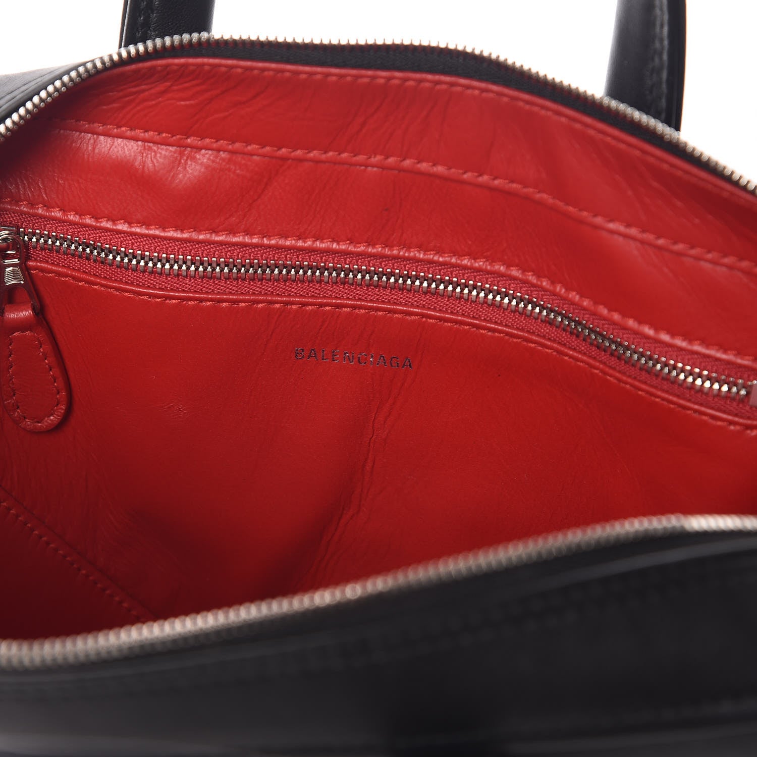 Balenciaga Calfskin XS Triangle Duffle Black 6 of 10