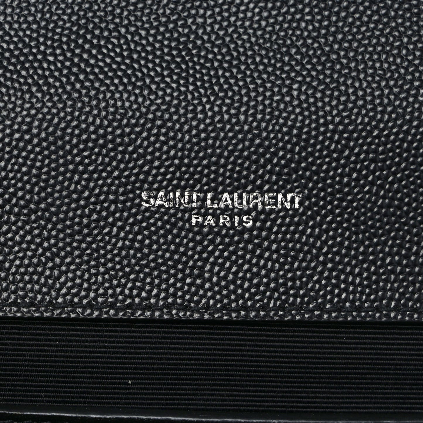 Grain De Poudre Textured Mixed Matelasse Triquilt Medium Monogram Satchel Black