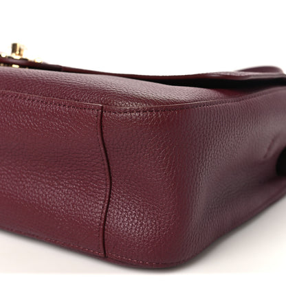 Chanel Grained Calfskin Small Souplissimo Maxi Flap Burgundy 10 of 11