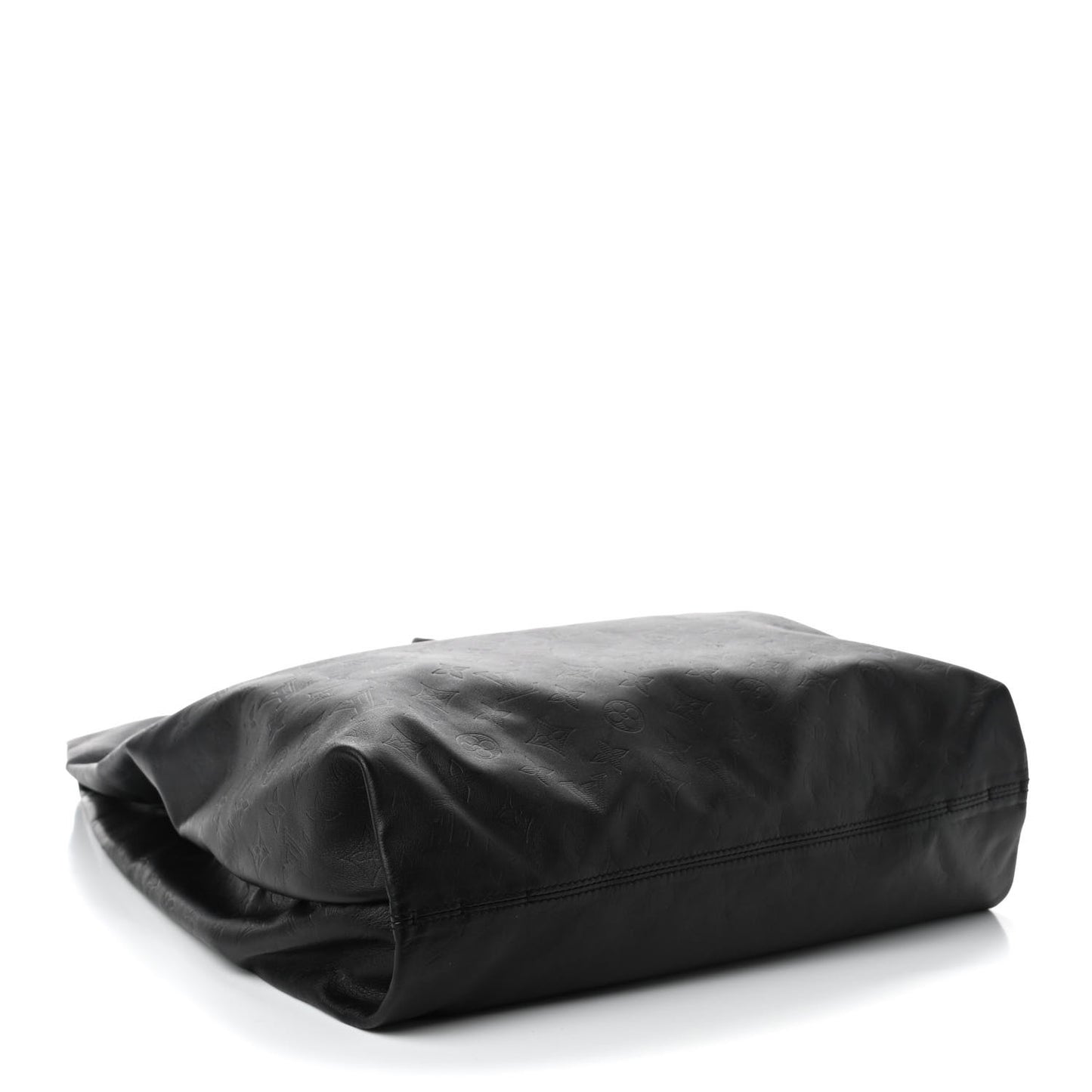 Calfskin Monogram Shadow Tote Black