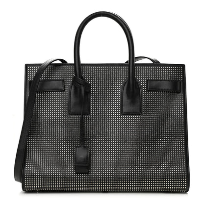 Saint Laurent Calfskin Studded Small Sac De Jour Black 1 of 9