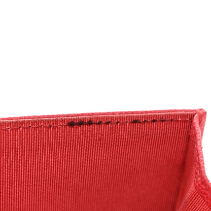 Chanel Caviar Quilted Flap Card Holder Wallet Dark Pink 8 of 10