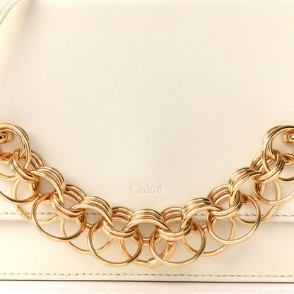 Chloe Calfskin Drew Bijou Clutch Natural White 10 of 10