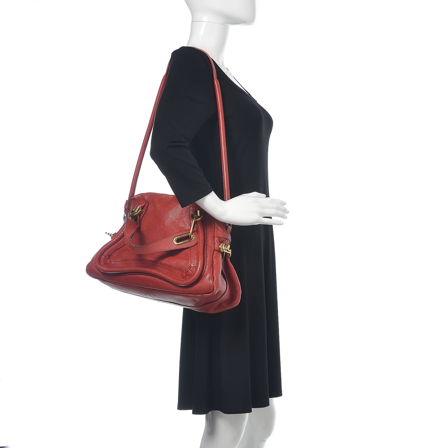 Calfskin Medium Paraty Holly Berry