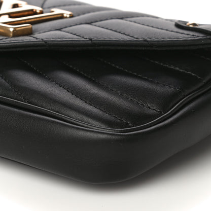 Louis Vuitton Calfskin New Wave Chain Pochette Black 9 of 12