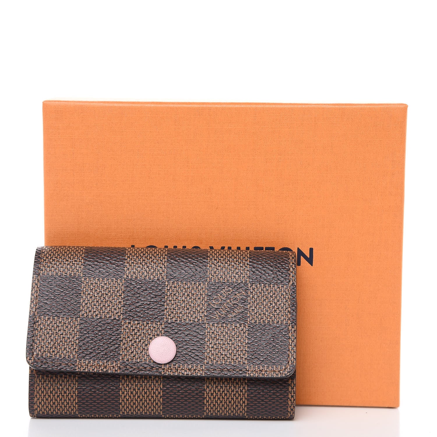 Louis Vuitton Damier Ebene Multicles 6 Key Holder Rose Ballerine 8 of 8