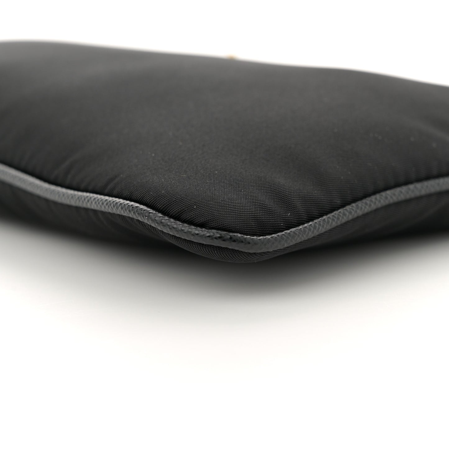Re-Nylon Saffiano Pouch Black