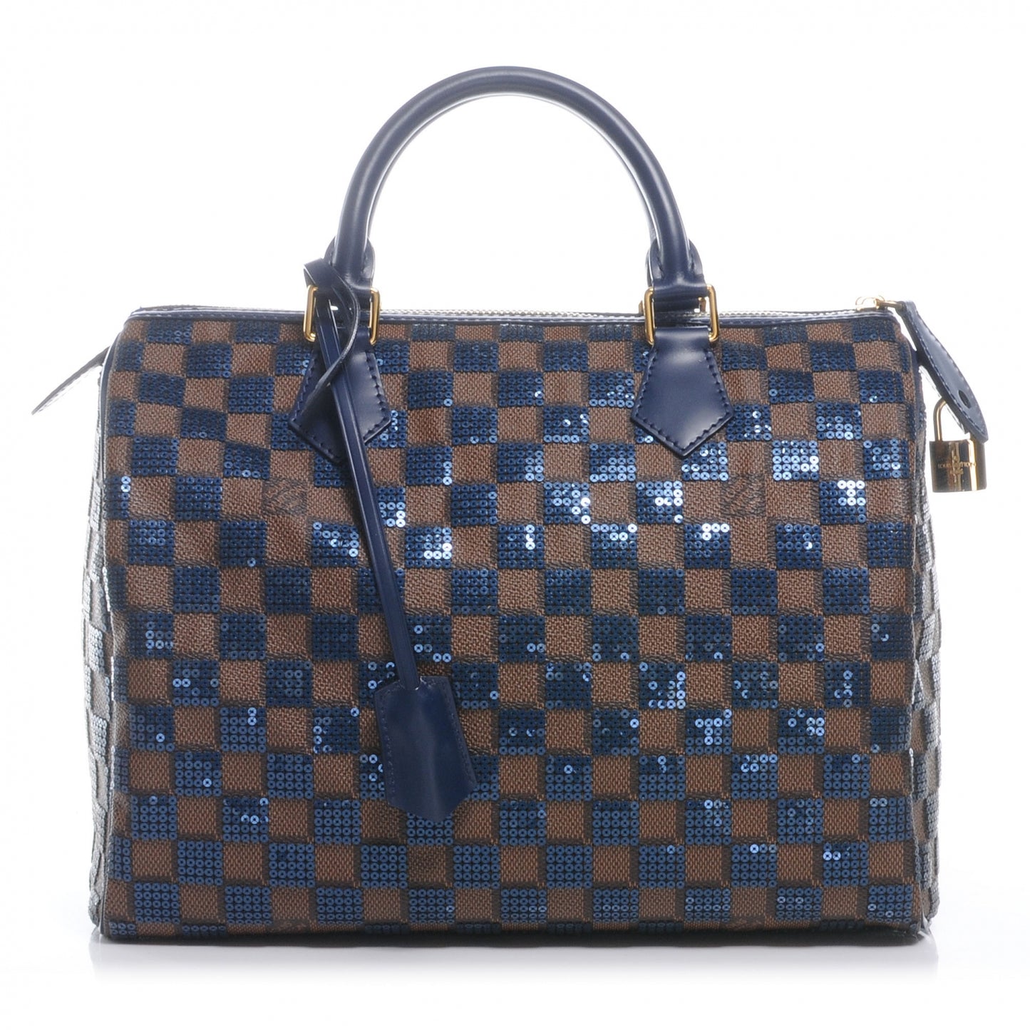 Damier Paillettes Speedy 30 Blue