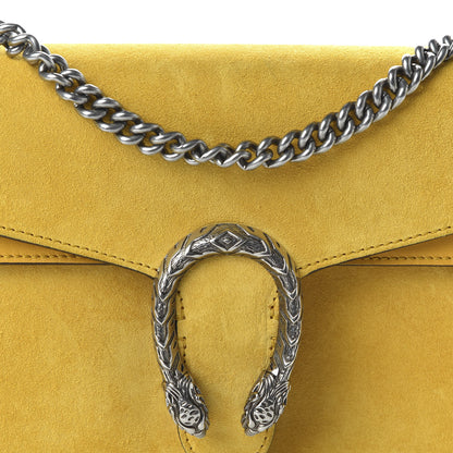 Gucci Suede Small Dionysus Shoulder Bag Yellow 10 of 10