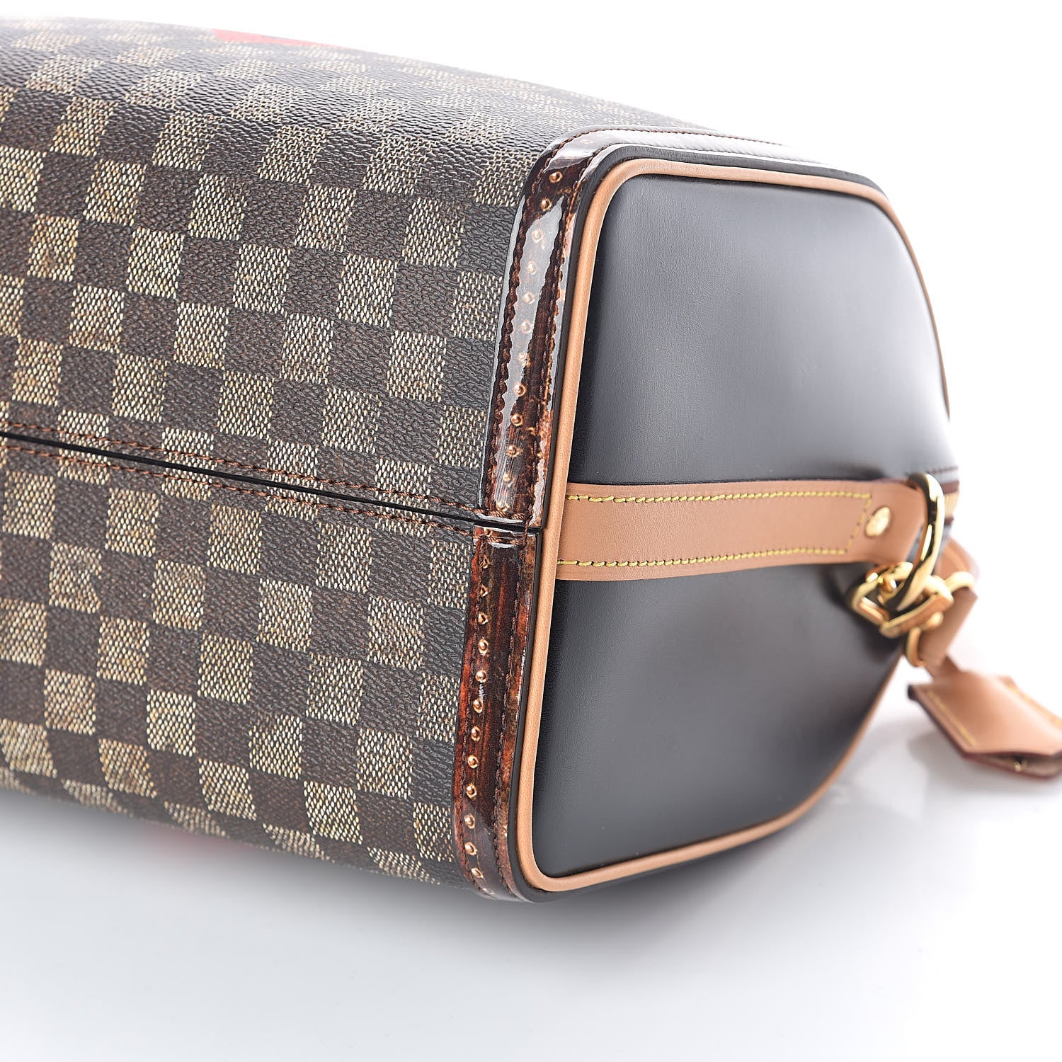 Louis Vuitton Transformed Damier Ebene Time Trunk Speedy Bandouliere 25 Black 9 of 9