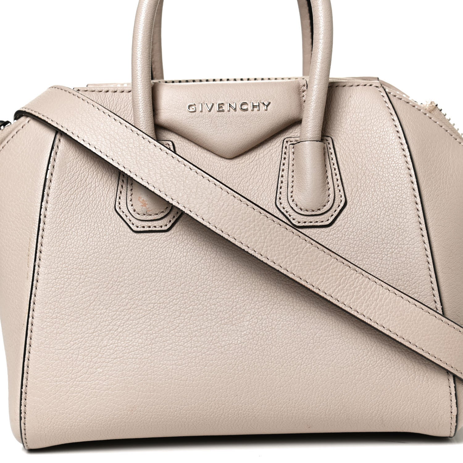 Givenchy Sugar Goatskin Mini Antigona Dune 8 of 12