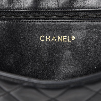 Chanel Lambskin Quilted Portfolio Flap Black 6 of 12