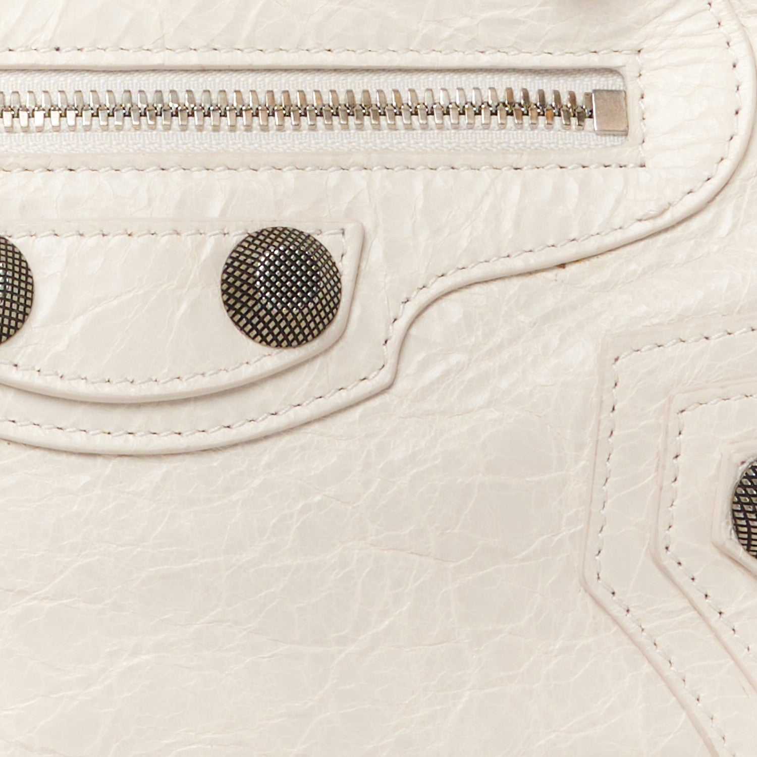 Balenciaga Agneau Arena Neo Cagole Medium Handbag White 8 of 11