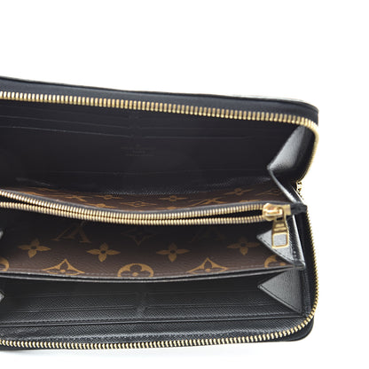 Louis Vuitton Monogram Zippy Retiro Wallet Black 5 of 12