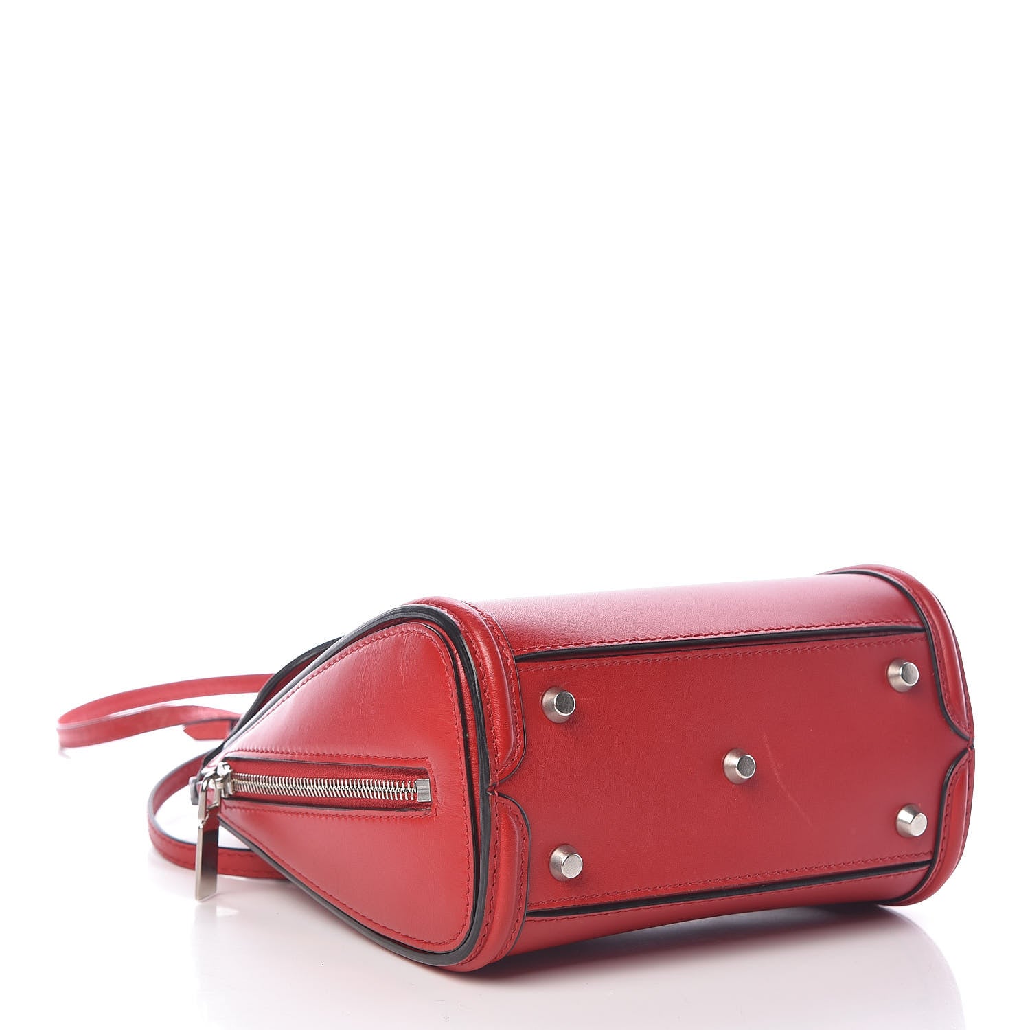 Alexander McQueen Calfskin Mini Heroine Scarlet 4 of 25