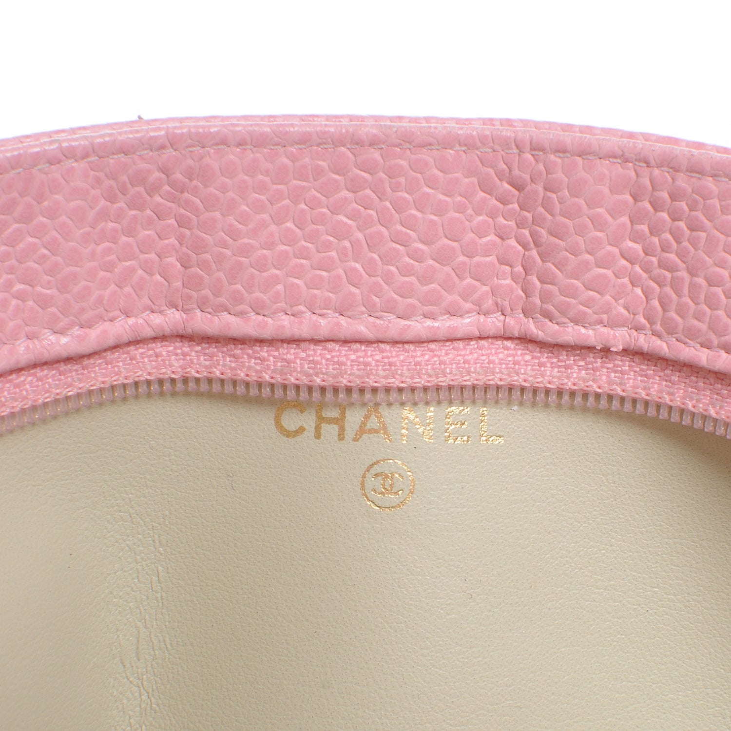 Chanel Caviar CC Cosmetic Case Pink 8 of 8