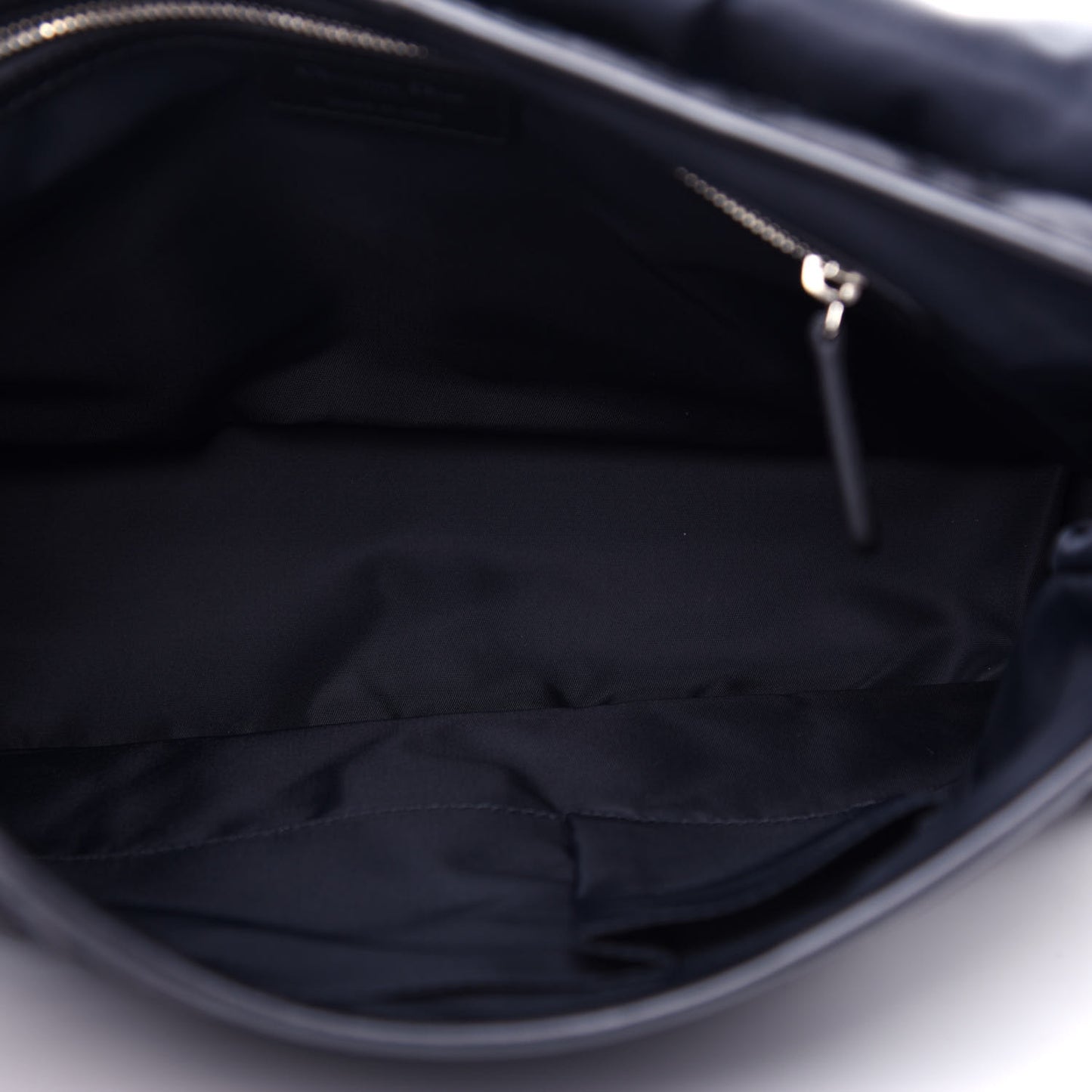 Nylon Cannage Charming Lock Messenger Bag Black
