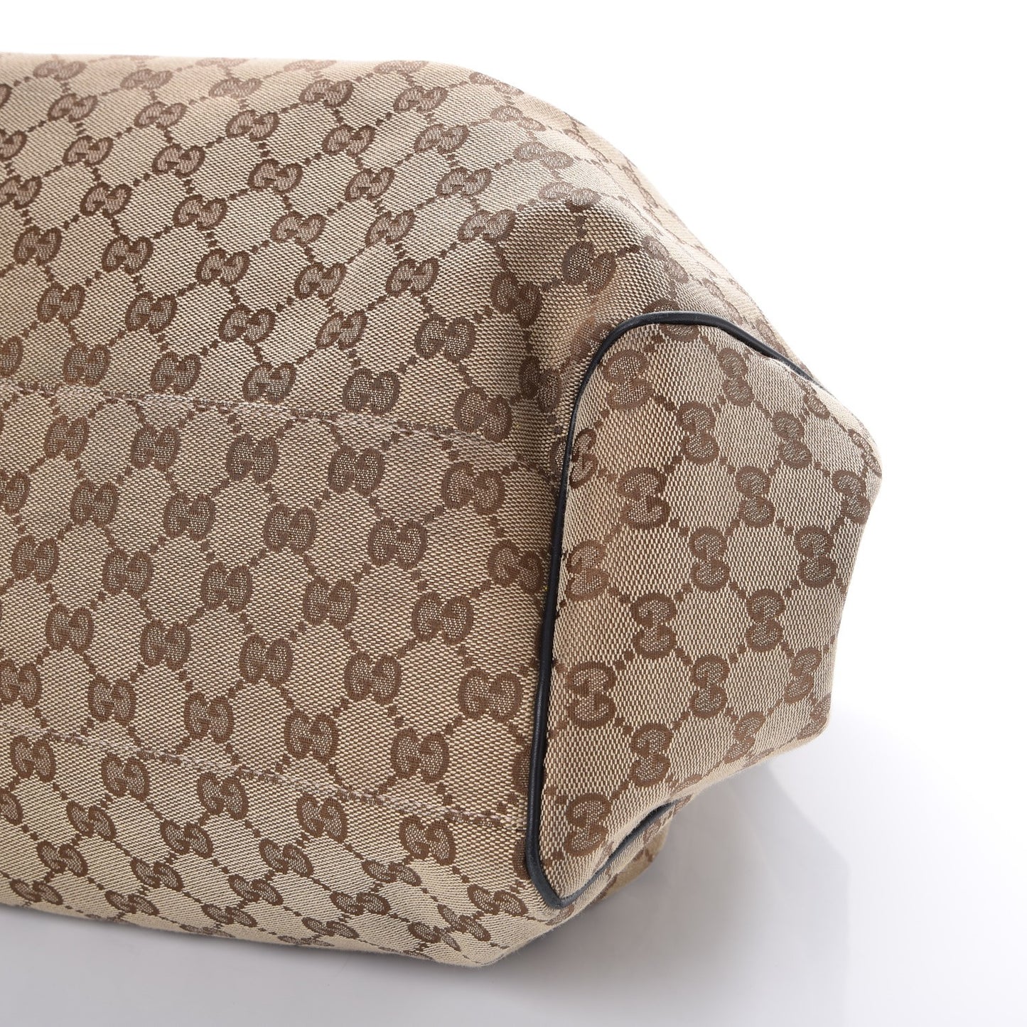 Monogram Large Sukey Tote Beige Ebony Black