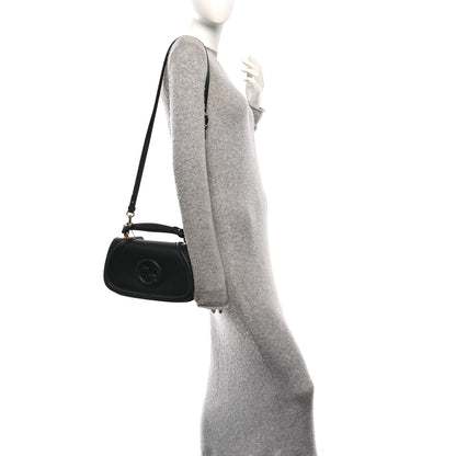 Gucci Roxy Calfskin Medium Blondie Top Handle Bag Black 2 of 10