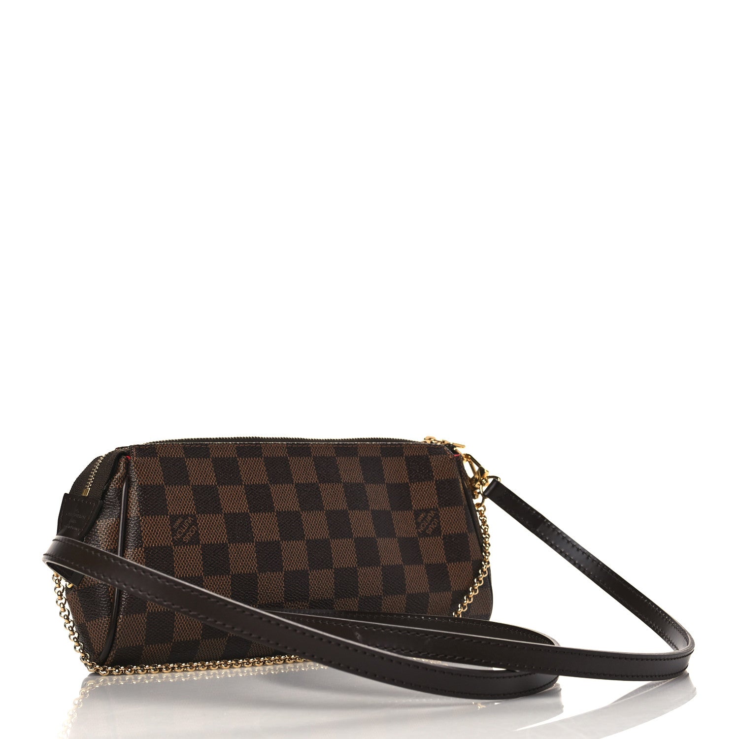 Louis Vuitton Damier Ebene Eva Clutch 3 of 9