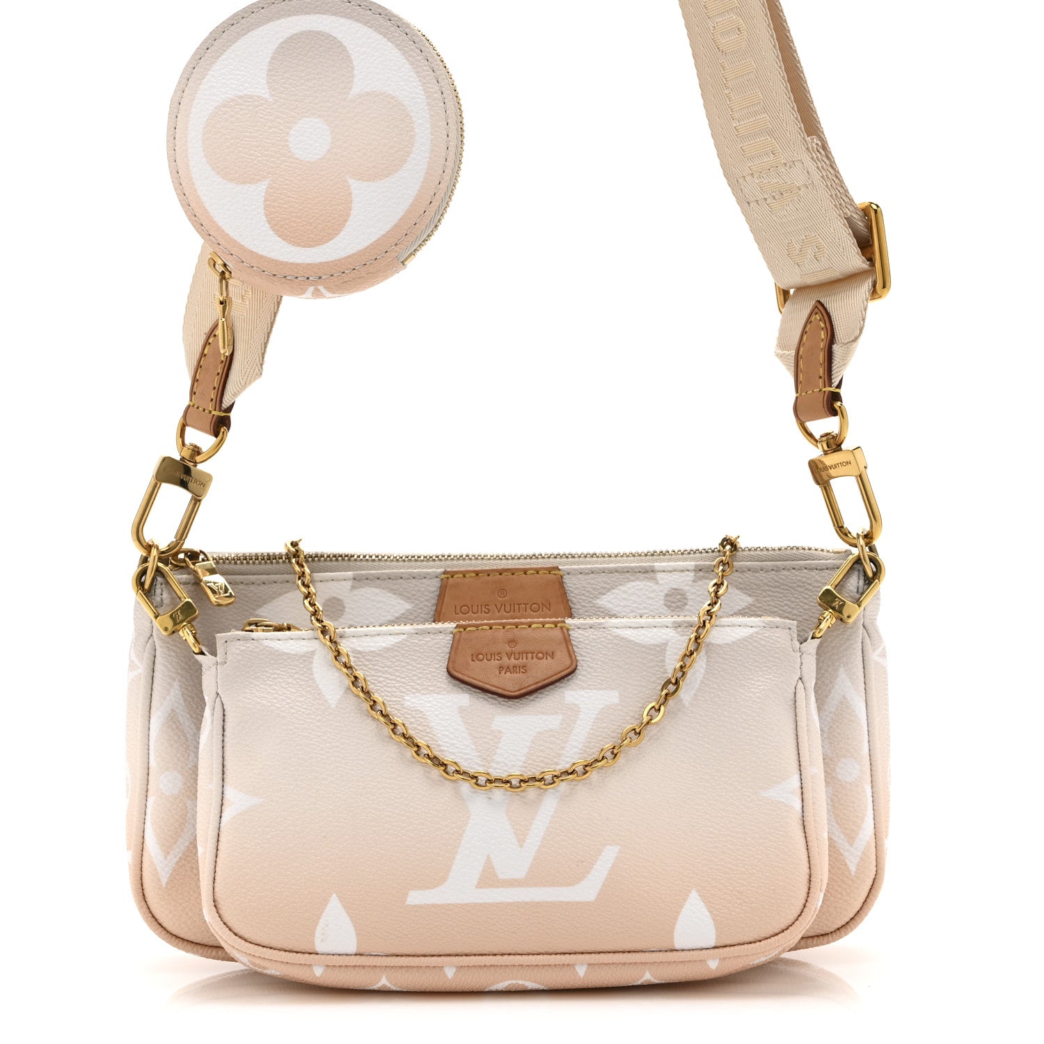 Louis Vuitton Monogram Giant By The Pool Multi Pochette Accessories Brume 9 of 11