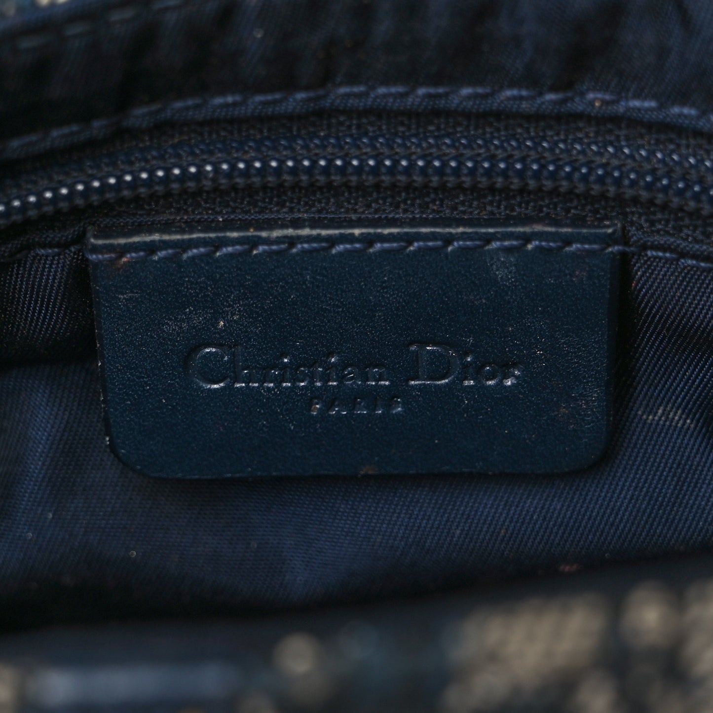 Monogram Saddle Bag Blue