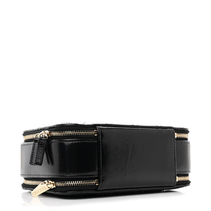 Chanel Shiny Lambskin Quilted CC Vanity Case Black 4 of 11